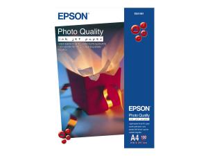 Epson Photo Quality Ink Jet Paper - Mat - enduit - blanc brillant - 329 x 483 mm - 105 g/m² - 100 feuille(s) papier - pour SureColor SC-P700, P7500, P900, P9500, T2100, T3100, T3400, T3405, T5100, T5400, T5405 - C13S041069 - Papier photo