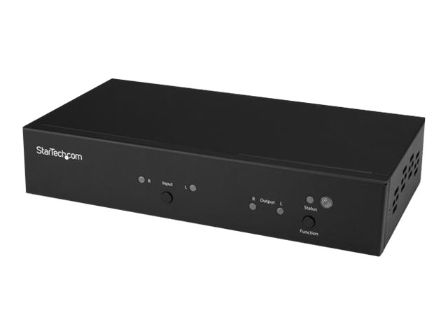 StarTech.com Répéteur HDBaseT pour kit extender ST121HDBTE ou ST121HDBTPW - Système de distribution HDBaseT vers HDMI - 4K - Relais - HDBaseT - plus de CAT 5e/6 - RJ-45, mini-phone stereo 3.5 mm, HDMI de 19 broches de type A / RJ-45, mini-phone stereo 3.5 mm, HDMI de 19 broches de type A - jusqu'à 70 m - pour P/N: ST121HDBTE, ST121HDBTL, ST121HDBTPW - ST121HDBTRP - Transmetteursencuivre