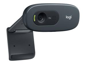 Logitech HD Webcam C270 - Webcam - couleur - 1280 x 720 - audio - USB 2.0 - 960-001063 - Webcams