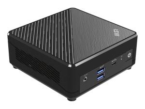 MSI Cubi N ADL 009BEU - Barebone - mini PC - 1 x Celeron N100 / jusqu'à 3.4 GHz - UHD Graphics - Gigabit Ethernet - 802.11a/b/g/n/ac, Bluetooth 5.0 - noir - 936-B0A911-024 - Mini-systèmes