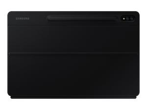 Samsung EF-DT970 - Clavier et étui (couverture de livre) - avec pavé tactile - POGO pin - noir - pour Galaxy Tab S7+ - EF-DT970BBEGFR - Claviers