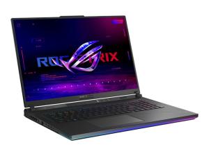 ASUS ROG Strix SCAR 18 G834JYR-R6159W - Intel Core i9 - i9-14900HX / jusqu'à 5.8 GHz - Win 11 Home - GeForce RTX 4090 - 64 Go RAM - 2 To SSD NVMe, Performance - 18" 2560 x 1600 (WQXGA) @ 240 Hz - 2.5 Gigabit Ethernet - Wi-Fi 6E, Bluetooth - noir - 90NR0IP2-M007E0 - Ordinateurs portables