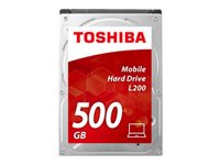 Toshiba L200 Laptop PC - Disque dur - 500 Go - interne - 2.5" - SATA 3Gb/s - 5400 tours/min - mémoire tampon : 8 Mo - HDWK105UZSVA - Disques durs internes