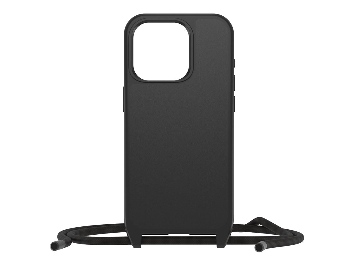 OtterBox React Series - Coque de protection pour téléphone portable - collier - compatibilité avec MagSafe - noir - pour Apple iPhone 15 Pro - 77-93575 - Coques et étuis pour téléphone portable