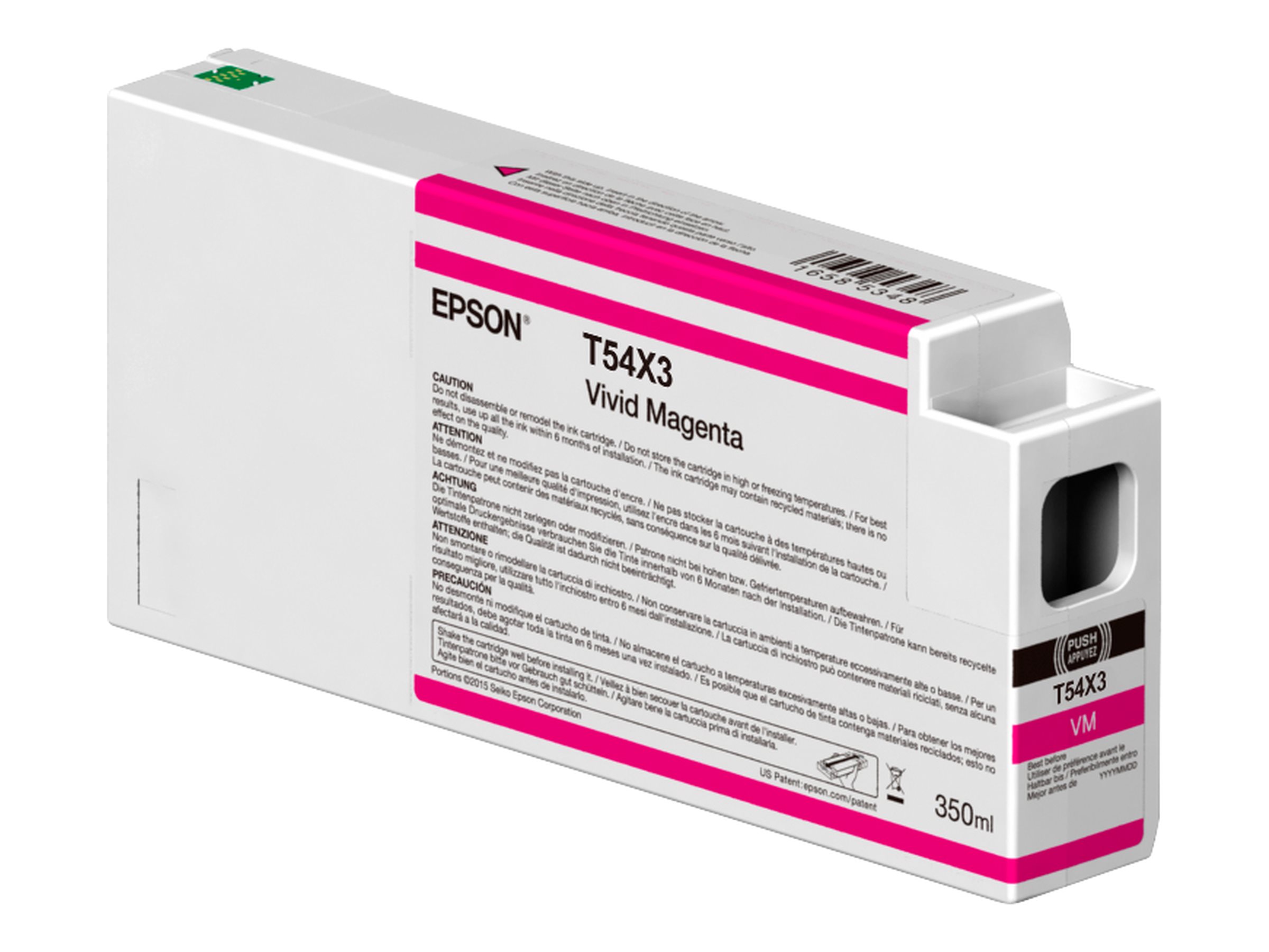 Epson T54X3 - 350 ml - Magenta vif - original - cartouche d'encre - pour SureColor SC-P6000, SC-P7000, SC-P7000V, SC-P8000, SC-P9000, SC-P9000V - C13T54X30N - Cartouches d'imprimante