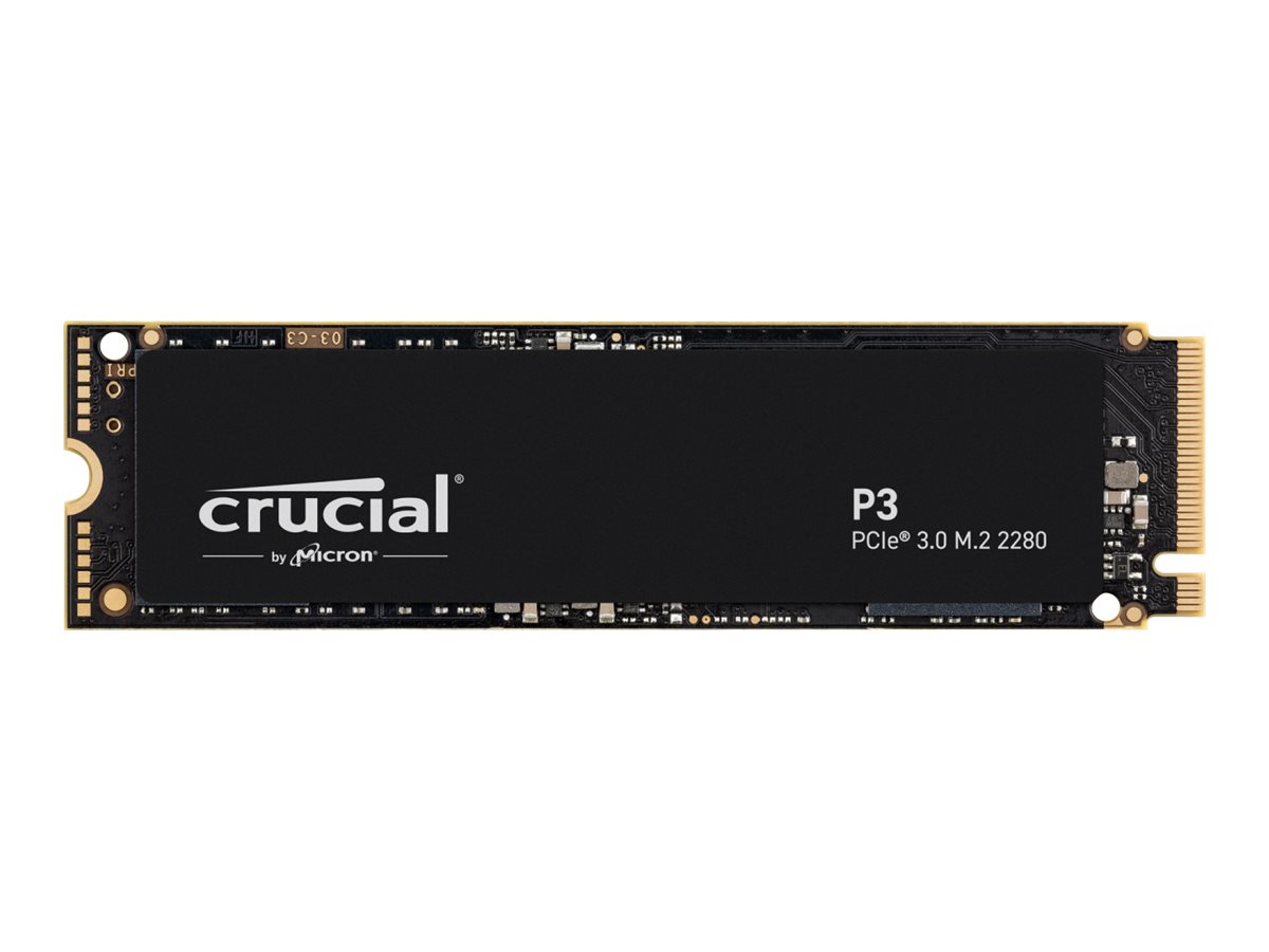 Crucial P3 - SSD - 1 To - interne - M.2 2280 - PCIe 3.0 (NVMe) - CT1000P3SSD8 - Disques SSD