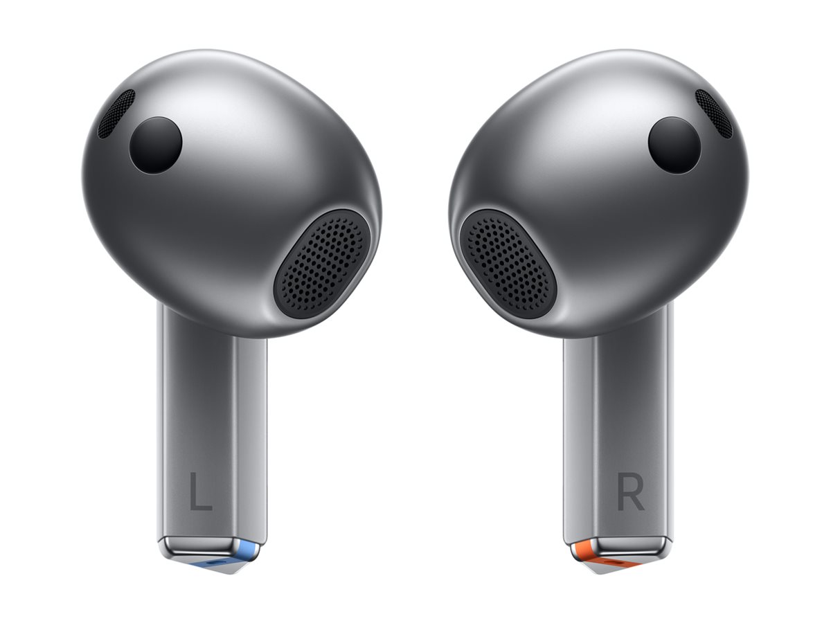 Samsung Galaxy Buds3 - Écouteurs sans fil avec micro - intra-auriculaire - Bluetooth - Suppresseur de bruit actif - argent - SM-R530NZAAXEF - Écouteurs