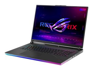 ASUS ROG Strix G18 G834JYR-N6090W - Intel Core i9 - i9-14900HX / jusqu'à 5.8 GHz - Win 11 Home - GeForce RTX 4090 - 64 Go RAM - 2 To SSD NVMe - 18" 2560 x 1600 (WQXGA) @ 240 Hz - 2.5 Gigabit Ethernet - Wi-Fi 6E, Bluetooth - noir - 90NR0IP2-M004H0 - Ordinateurs portables