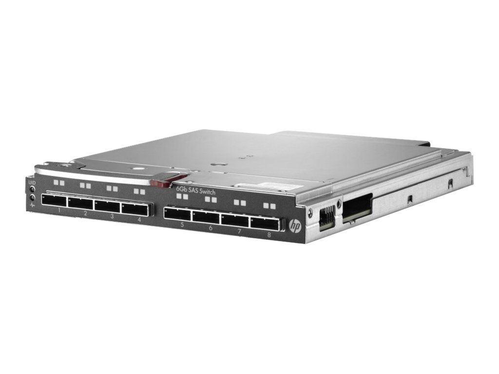 HPE 6Gb SAS BL Switch - Commutateur - 8 x SAS - Module enfichable - pour HPE D3600, D3610, D3700, D3710; BLc3000 Enclosure; Modular Smart Array P2000 G3 - BK763A - SAN