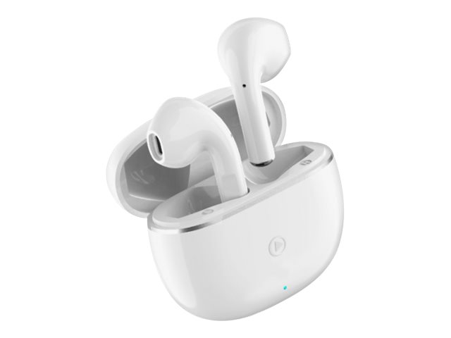 BIGBEN Connected Force Play - Écouteurs sans fil avec micro - embout auriculaire - Bluetooth - blanc - FPYTWSBOUTON - Écouteurs