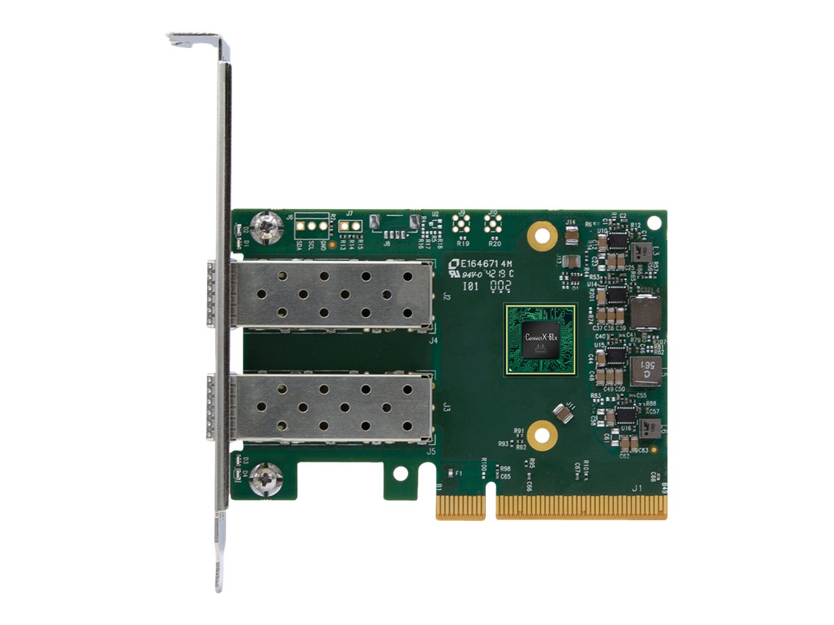 Lenovo ThinkSystem Mellanox ConnectX-6 Lx - Adaptateur réseau - PCIe 4.0 x8 profil bas - 10/25 Gigabit SFP28 x 2 - pour ThinkAgile MX3330-F Appliance; MX3330-H Appliance; MX3331-F Certified Node - 4XC7A62580 - Adaptateurs réseau PCI-e