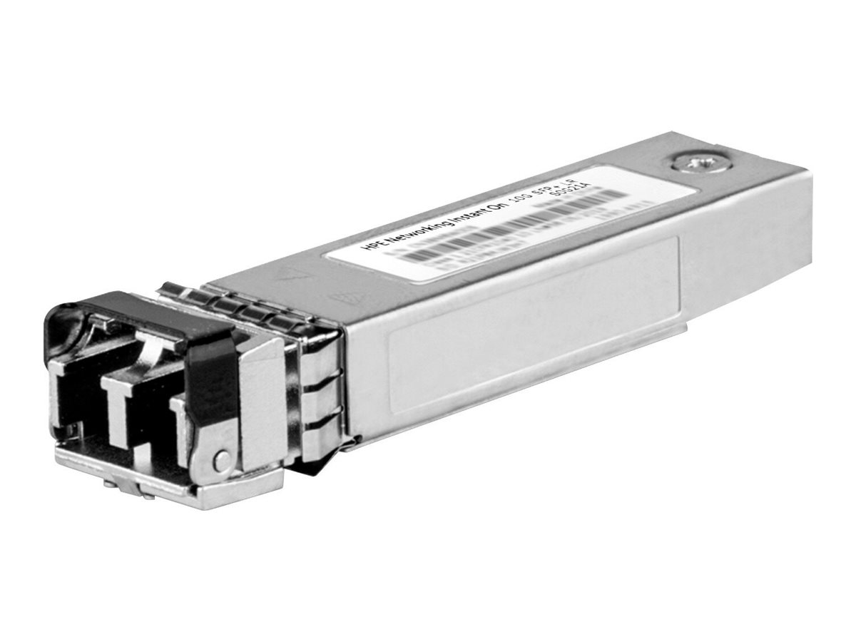 HPE Networking Instant On - Module transmetteur SFP+ - 10GbE - 10GBase-LR - mode unique LC - jusqu'à 10 km - 850 nm / 1310 nm - S0G21A - Transmetteurs optiques