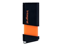 Integral Pulse - Clé USB - 32 Go - USB 2.0 - orange - INFD32GBPULSEOR - Lecteurs flash