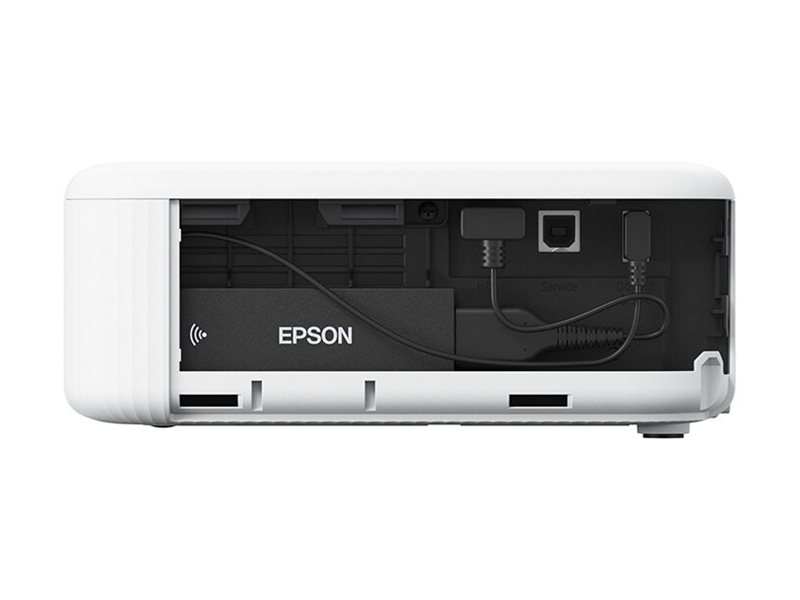 Epson CO-FH02 - Projecteur 3LCD - portable - 3000 lumens (blanc) - 3000 lumens (couleur) - Full HD (1920 x 1080) - 16:9 - 1080p - blanc et noir - Android TV - V11HA85040 - Projecteurs LCD