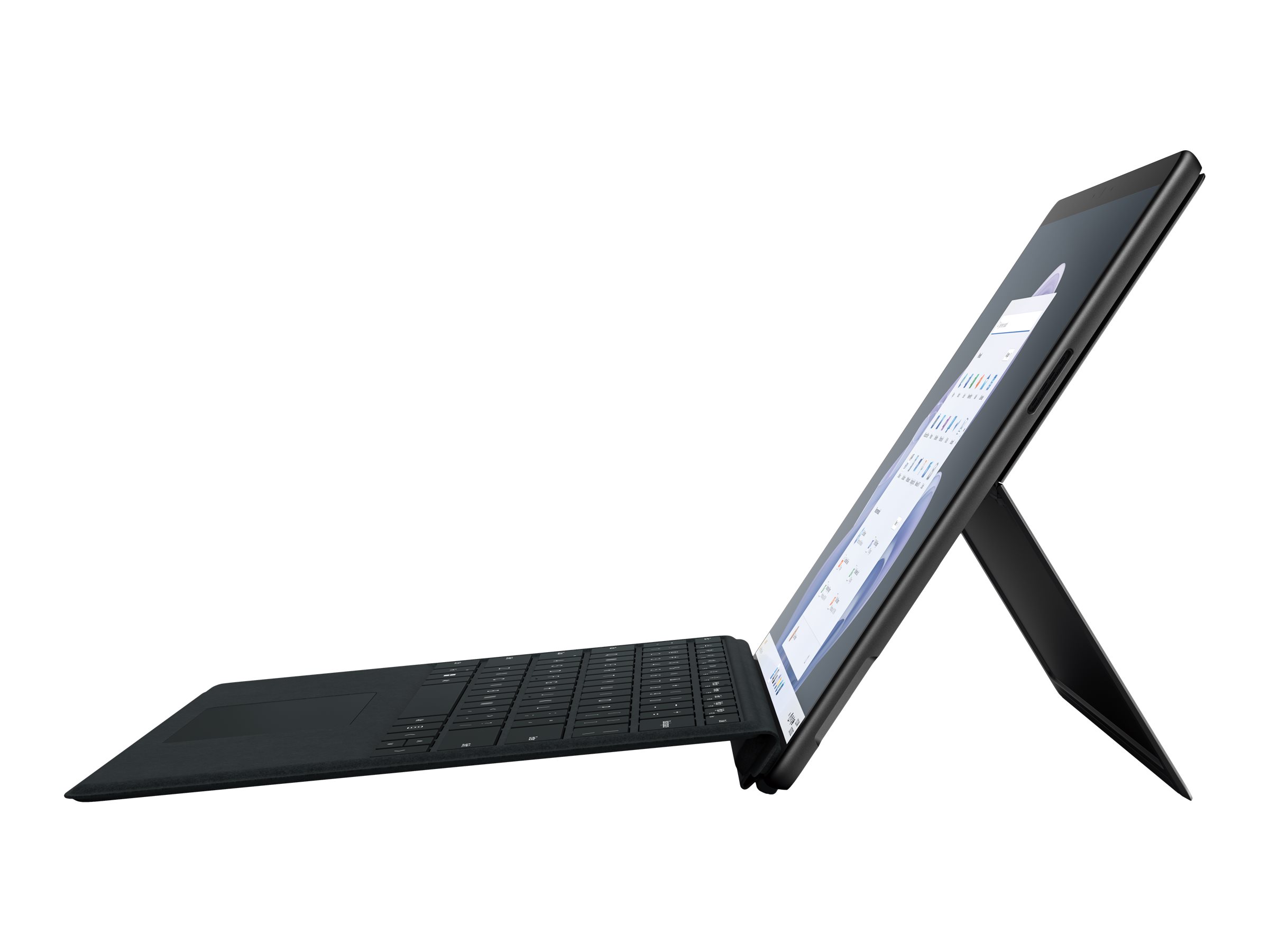 Microsoft Surface Pro 9 for Business - Tablette - Intel Core i5 - 1245U / jusqu'à 4.4 GHz - Evo - Win 11 Pro - Carte graphique Intel Iris Xe - 8 Go RAM - 512 Go SSD - 13" écran tactile 2880 x 1920 @ 120 Hz - Wi-Fi 6E - graphite - QHB-00020 - Ordinateurs portables