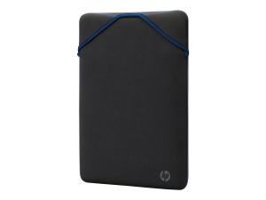 HP Reversible Protective - Housse d'ordinateur portable - 14.1" - noir, bleu - pour Chromebook 14; ENVY Laptop 13, 14; Laptop 14; Pavilion 14; Pavilion x360 Laptop - 2F1X4AA - Sacoches pour ordinateur portable