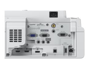 Epson EB-770F - Projecteur 3LCD - 4100 lumens (blanc) - 4100 lumens (couleur) - 16:9 - 1080p - objectif à ultra courte focale - IEEE 802.11a/b/g/n/ac sans fil / LAN / Miracast - blanc - V11HA79080 - Projecteurs numériques