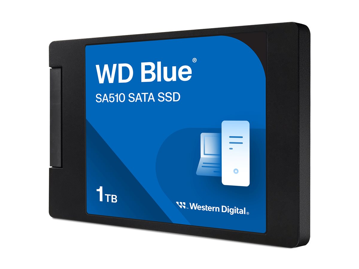 WD Blue SA510 WDS100T3B0A-00AXR0 - SSD - 1 To - interne - 2.5" - SATA 6Gb/s - WDS100T3B0A-00AXR0 - Disques SSD