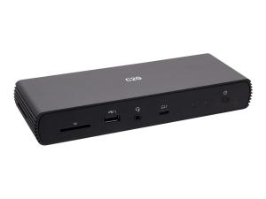 C2G Thunderbolt 4 Dock - Dual Monitor Docking Station with USB, Ethernet, SD Reader, and AUX - Power Delivery up to 90W - Station d'accueil - USB-C / USB4 / Thunderbolt 3 / Thunderbolt 4 - 4 x Thunderbolt - 1GbE - 135 Watt - Conformité TAA - C2G54537 - Stations d'accueil pour ordinateur portable