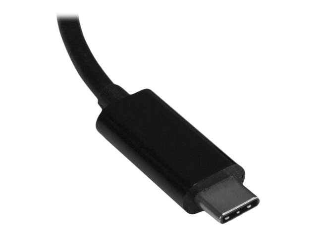 StarTech.com USB C to DisplayPort Adapter 4K 60Hz - USB Type-C to DP 1.4 Monitor Video Converter (DP Alt Mode) - Thunderbolt 3 Compatible - Adaptateur DisplayPort - 24 pin USB-C (M) pour DisplayPort (F) - Thunderbolt 3 / DisplayPort 1.4 - 14 cm - support 8K30Hz (7680 x 4320), support pour 4K60Hz - noir - pour P/N: BNDTB10GI, BNDTB210GSFP, BNDTB410GSFP, BNDTB4M2E1, BNDTBUSB3142, TB4CDOCK - CDP2DP - Câbles vidéo