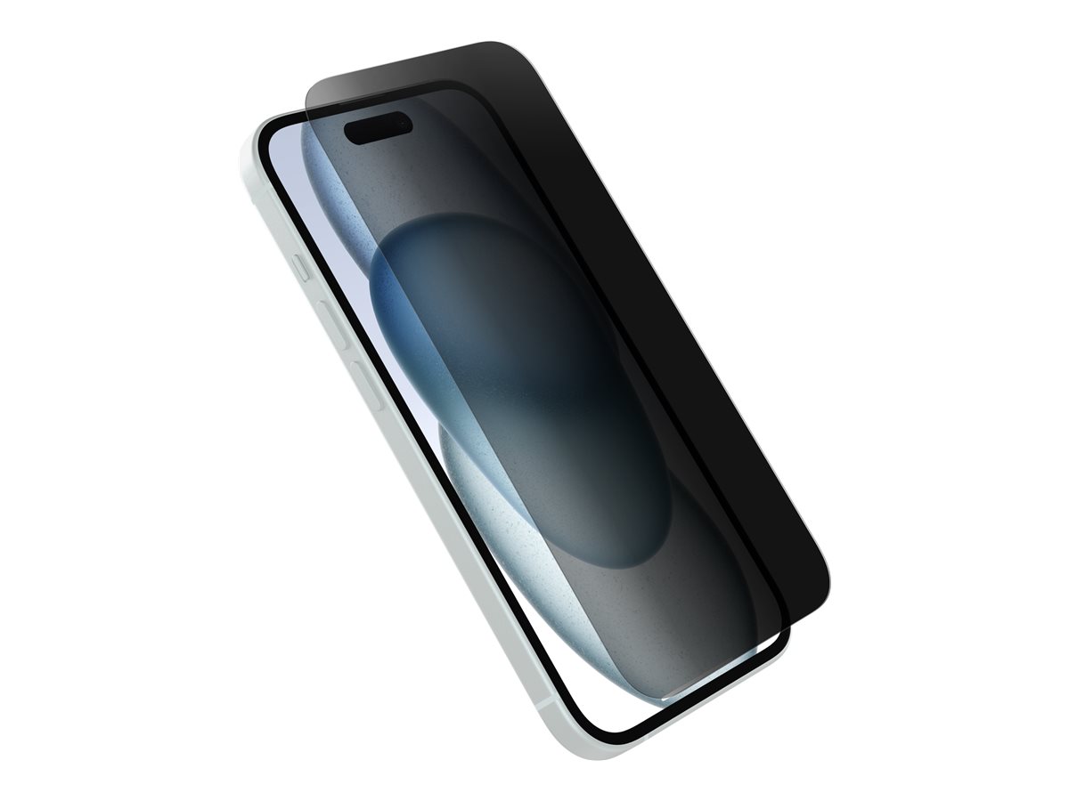 OtterBox Premium Pro - Protection d'écran pour téléphone portable - verre - avec filtre de confidentialité - clair - pour Apple iPhone 16 - 77-96216 - Protecteurs d'écran pour téléphones portables