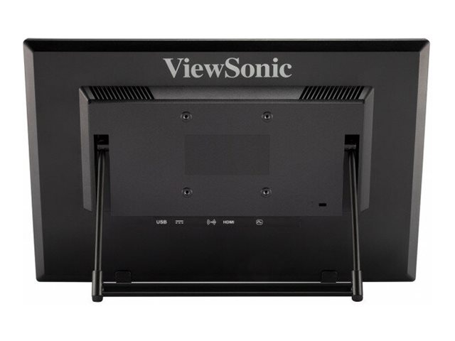 ViewSonic - Écran LED - 16" (15.6" visualisable) - écran tactile - 1366 x 768 @ 60 Hz - TN - 190 cd/m² - 500:1 - 12 ms - HDMI, VGA - haut-parleurs - TD1630-3 - Écrans d'ordinateur