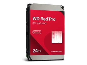 WD Red Pro WD240KFGX - Disque dur - Enterprise - 24 To - interne - 3.5" - SATA 6Gb/s - 7200 tours/min - mémoire tampon : 512 Mo - WD240KFGX - Disques durs internes