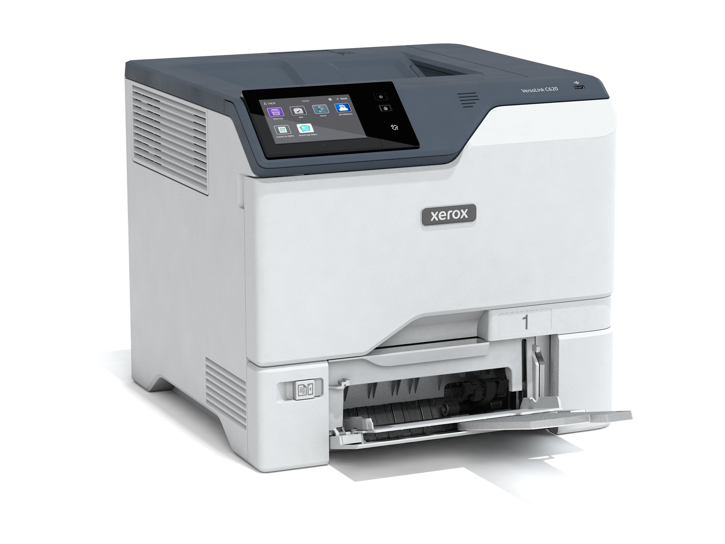 Xerox VersaLink C620V/DN - Imprimante - couleur - Recto-verso - laser - A4/Legal - 1200 x 1200 ppp - jusqu'à 50 ppm (mono) / jusqu'à 50 ppm (couleur) - capacité : 650 feuilles - USB 2.0, Gigabit LAN, hôte USB, NFC - C620V_DN - Imprimantes laser couleur
