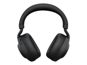 Jabra Evolve2 85 MS Stereo - Micro-casque - circum-aural - Bluetooth - sans fil, filaire - Suppresseur de bruit actif - jack 3,5mm - isolation acoustique - noir - Certifié pour Microsoft Teams - 28599-999-899 - Écouteurs