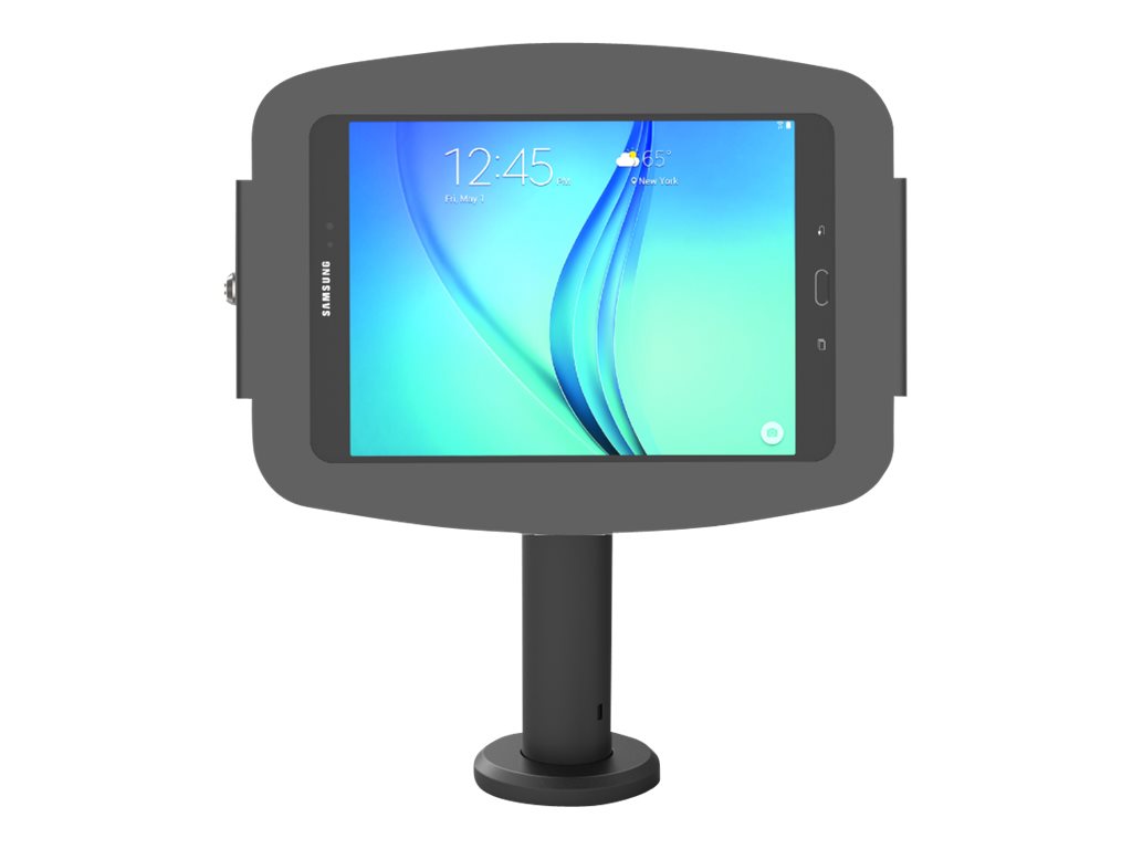 Compulocks Galaxy Tab A 10.1" (2019) Space Enclosure Tilting Stand 8" - Kit de montage (enceinte, support de poteau) - pour tablette - verrouillable - noir - Taille d'écran : 10.1" - pour Samsung Galaxy Tab A (2019) (10.1 ") - TCDP011910GASB - Accessoires pour ordinateur portable et tablette