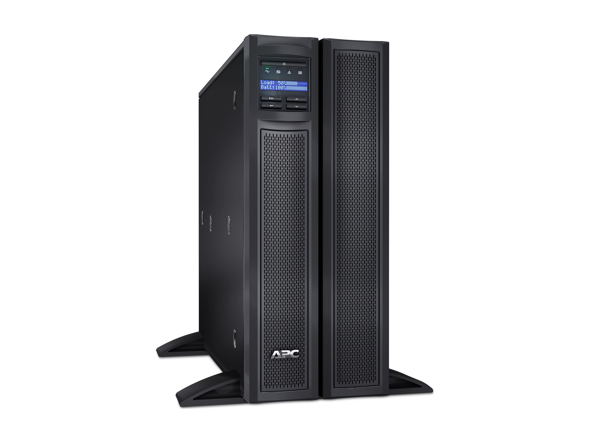 APC Smart-UPS X 3000 Rack/Tour LCD - Onduleur (montable sur rack / externe) - CA 230 V - 2700 Watt - 3000 VA - RS-232, USB - connecteurs de sortie : 10 - 4U - noir - pour P/N: AR4024SP, AR4024SPX429, AR4024SPX431, AR4024SPX432, NBWL0356A, SMX2000LVUS - SMX3000HV - UPS montables sur rack