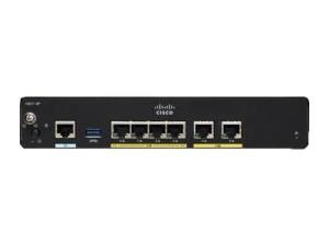 Cisco Integrated Services Router 921 - Routeur commutateur 4 ports - 1GbE - ports WAN : 2 - remanufacturé - C921-4P-RF - Passerelles et routeurs SOHO