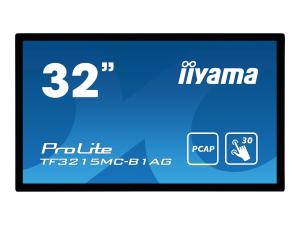iiyama ProLite TF3215MC-B1AG - Écran LED - 32" - cadre ouvert - écran tactile - 1920 x 1080 Full HD (1080p) @ 60 Hz - A-MVA3 - 500 cd/m² - 3000:1 - 8 ms - HDMI, VGA - noir - TF3215MC-B1AG - Écrans d'ordinateur