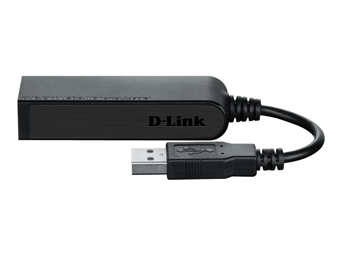 D-Link DUB-E100 - Adaptateur réseau - USB 2.0 - 10/100 Ethernet - DUB-E100 - Cartes réseau USB