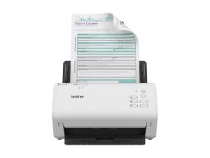 Brother ADS-4300N - Scanner de documents - CIS Double - Recto-verso - A4 - 600 dpi x 600 dpi - jusqu'à 40 ppm (mono) / jusqu'à 40 ppm (couleur) - Chargeur automatique de documents (80 feuilles) - jusqu'à 6000 pages par jour - USB 3.0, Gigabit LAN, USB 2.0 (Host) - ADS4300NRE1 - Scanneurs de documents