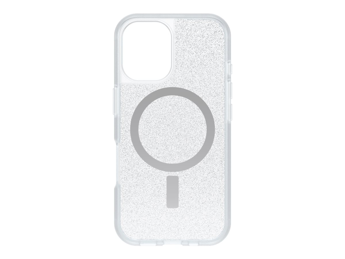 OtterBox React Series - Coque de protection pour téléphone portable - compatibilité avec MagSafe - stardust (paillettes transparentes) - pour Apple iPhone 16 - 77-96249 - Coques et étuis pour téléphone portable