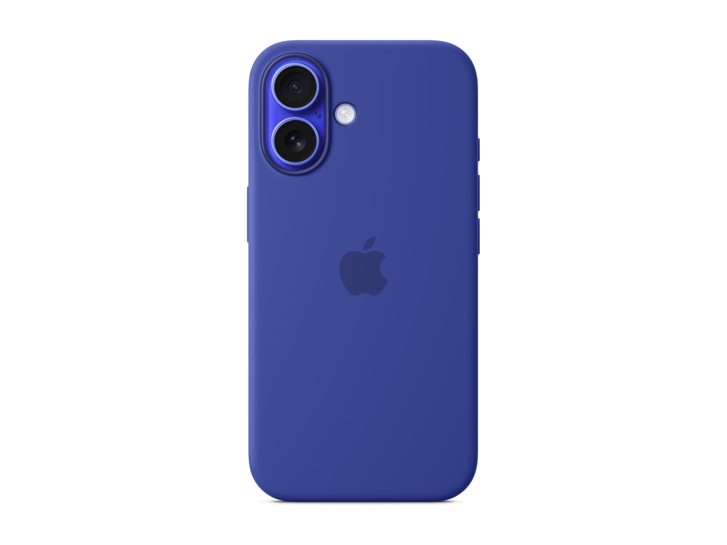 Apple - Coque de protection pour téléphone portable - compatibilité avec MagSafe - silicone - bleu d'outremer - pour iPhone 16 - MYY63ZM/A - Coques et étuis pour téléphone portable