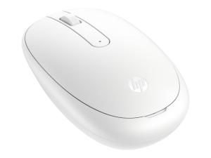 HP 240 - Souris - droitiers et gauchers - optique - 3 boutons - sans fil - Bluetooth 5.1 - blanc lunaire - 793F9AA#ABB - Souris