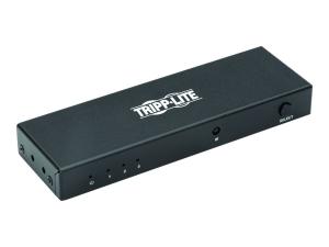 Tripp Lite 3-Port HDMI Switch for Video & Audio 4K x 2K UHD 60 Hz w Remote - Commutateur vidéo/audio - 3 x HDMI - de bureau - B119-003-UHD - Commutateurs audio et vidéo