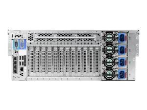 HPE ProLiant DL580 Gen9 Base - Serveur - Montable sur rack - 4U - à 4 voies - 2 x Xeon E7-4809v3 / 2 GHz - RAM 64 Go - SAS - hot-swap 2.5" baie(s) - aucun disque dur - Matrox G200 - Gigabit Ethernet - moniteur : aucun - 793308-B21 - Serveurs rack