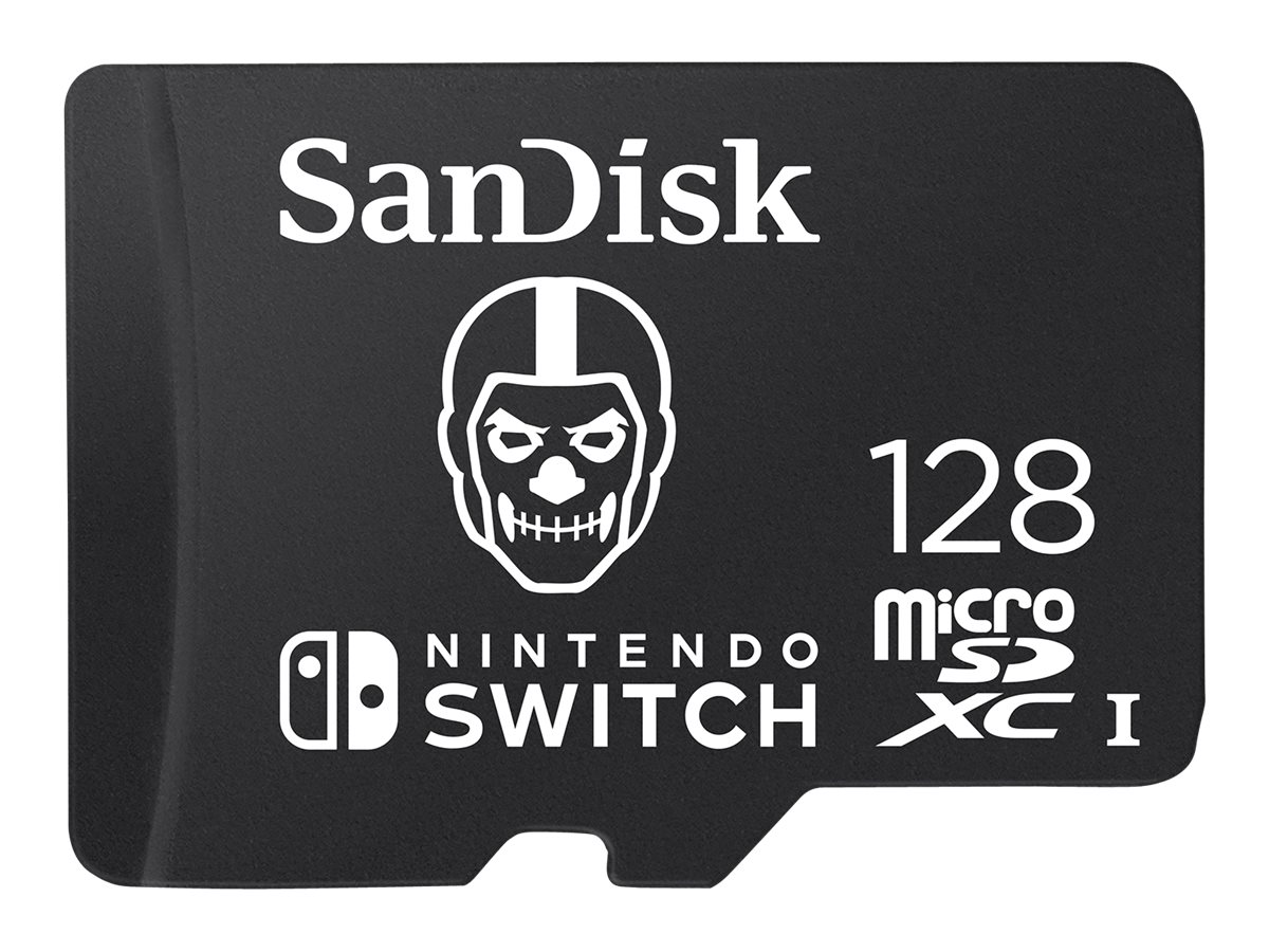 SanDisk Nintendo Switch - Fortnite Edition carte mémoire flash - 128 Go - UHS-I U3 - microSDXC UHS-I - SDSQXAO-128G-GN6ZG - Cartes flash