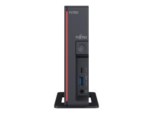 Fujitsu FUTRO S5011 - Client léger - USFF - 1 x Ryzen Embedded R1305G / 1.5 GHz - RAM 4 Go - SSD 64 Go - Radeon Vega 3 - Gigabit Ethernet, Bluetooth 5.2 LAN sans fil: - 802.11a/b/g/n/ac/ax, Bluetooth 5.2 - eLux RP 6 - moniteur : aucun - VFY:S5011THU1EIN - Clients légers
