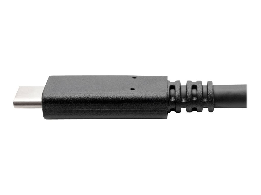 Eaton Tripp Lite Series USB-C Cable (M/M) - USB 3.2, Gen 2 (10 Gbps), 5A (100W) Rating, Thunderbolt 3 Compatible, 3 ft. (0.91 m) - Câble USB - 24 pin USB-C (M) pour 24 pin USB-C (M) - USB 3.1 Gen 2 - 20 V - 5 A - 91.4 cm - moulé - noir - U420-003-G2-5A - Câbles USB