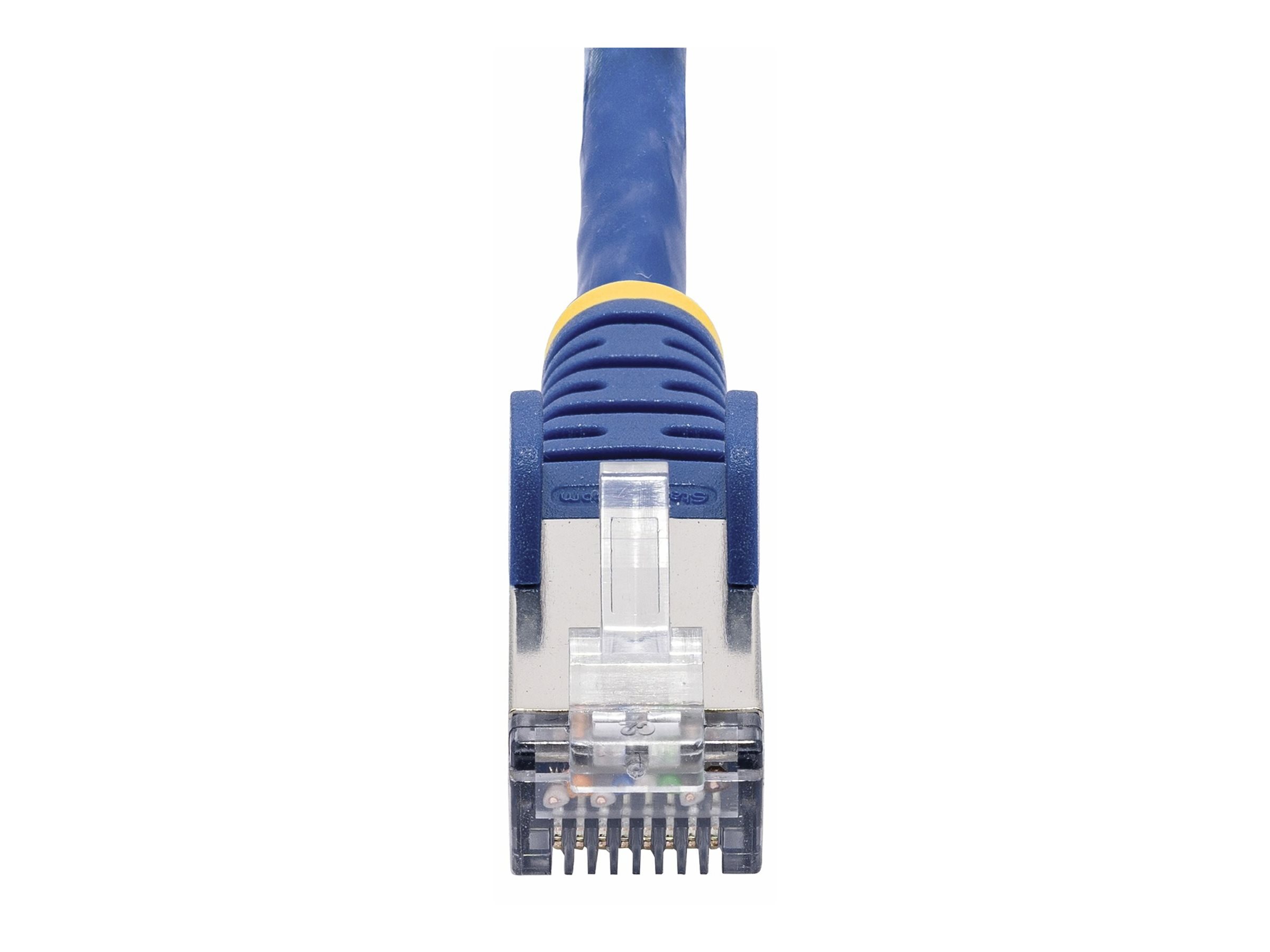 StarTech.com 50cm Blue CAT8 Ethernet Cable, Snagless, S/FTP, 25G/40G - Cordon de raccordement - RJ-45 (M) pour RJ-45 (M) - 50 cm - 5.6 mm - S/FTP - 50 microns - CAT 5/5e/6/6a/8 - IEEE 802.3bt/IEEE 802.3ba - sans crochet, sans halogène, passif - bleu - NLBL-50C-CAT8-PATCH - Câbles à paire torsadée