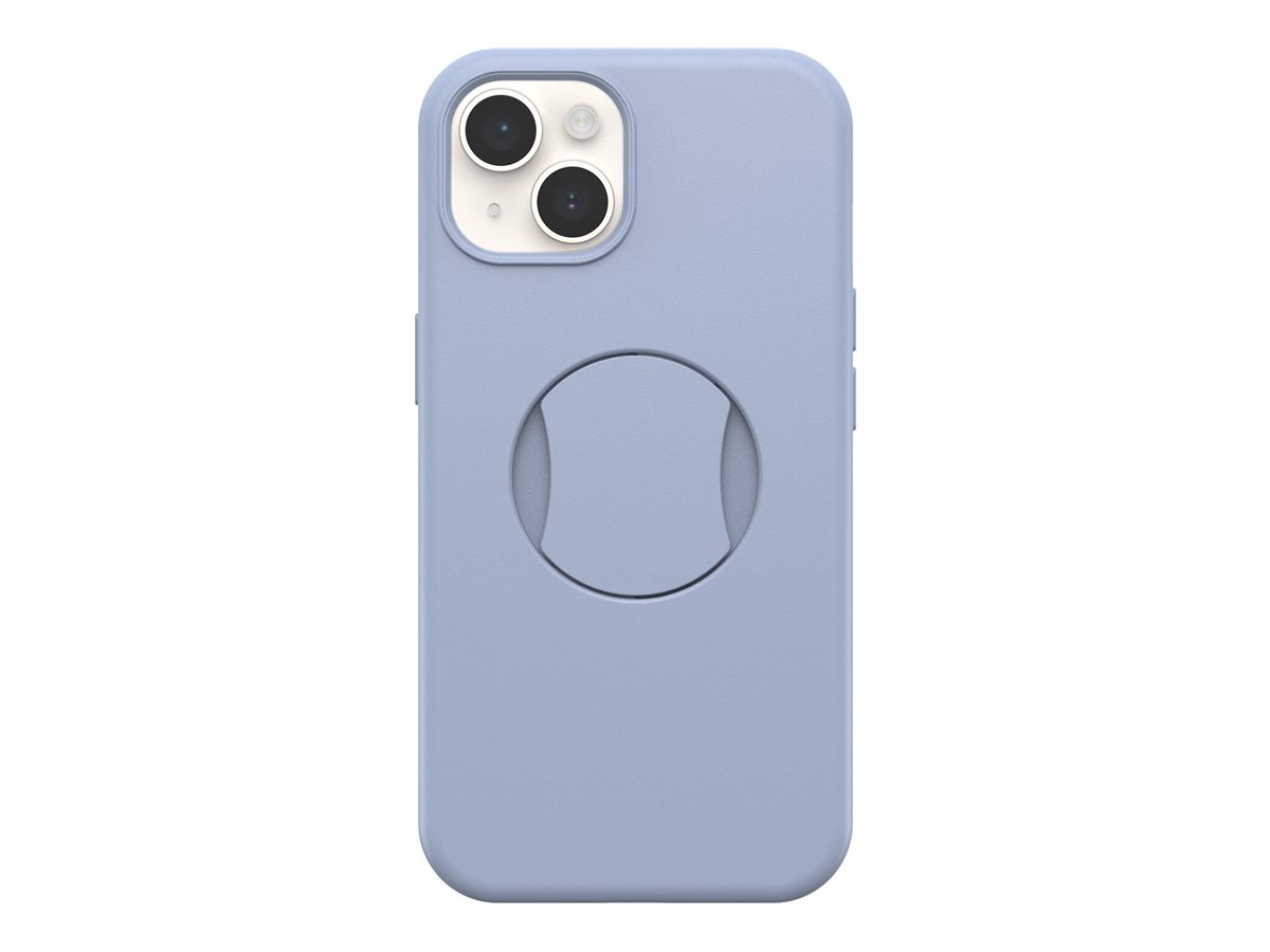 OtterBox OtterGrip Symmetry Series - Coque de protection pour téléphone portable - compatibilité avec MagSafe - polycarbonate, caoutchouc synthétique - vous faites du bleu (bleu) - pour Apple iPhone 15 Pro Max - 77-93178 - Coques et étuis pour téléphone portable