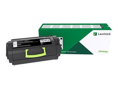 Lexmark 522X - À rendement extrêmement élevé - noir - original - cartouche de toner LCCP, LRP - pour Lexmark MS811dn, MS811dtn, MS811n, MS812de, MS812dn, MS812dtn - 52D2X00 - Cartouches de toner Lexmark