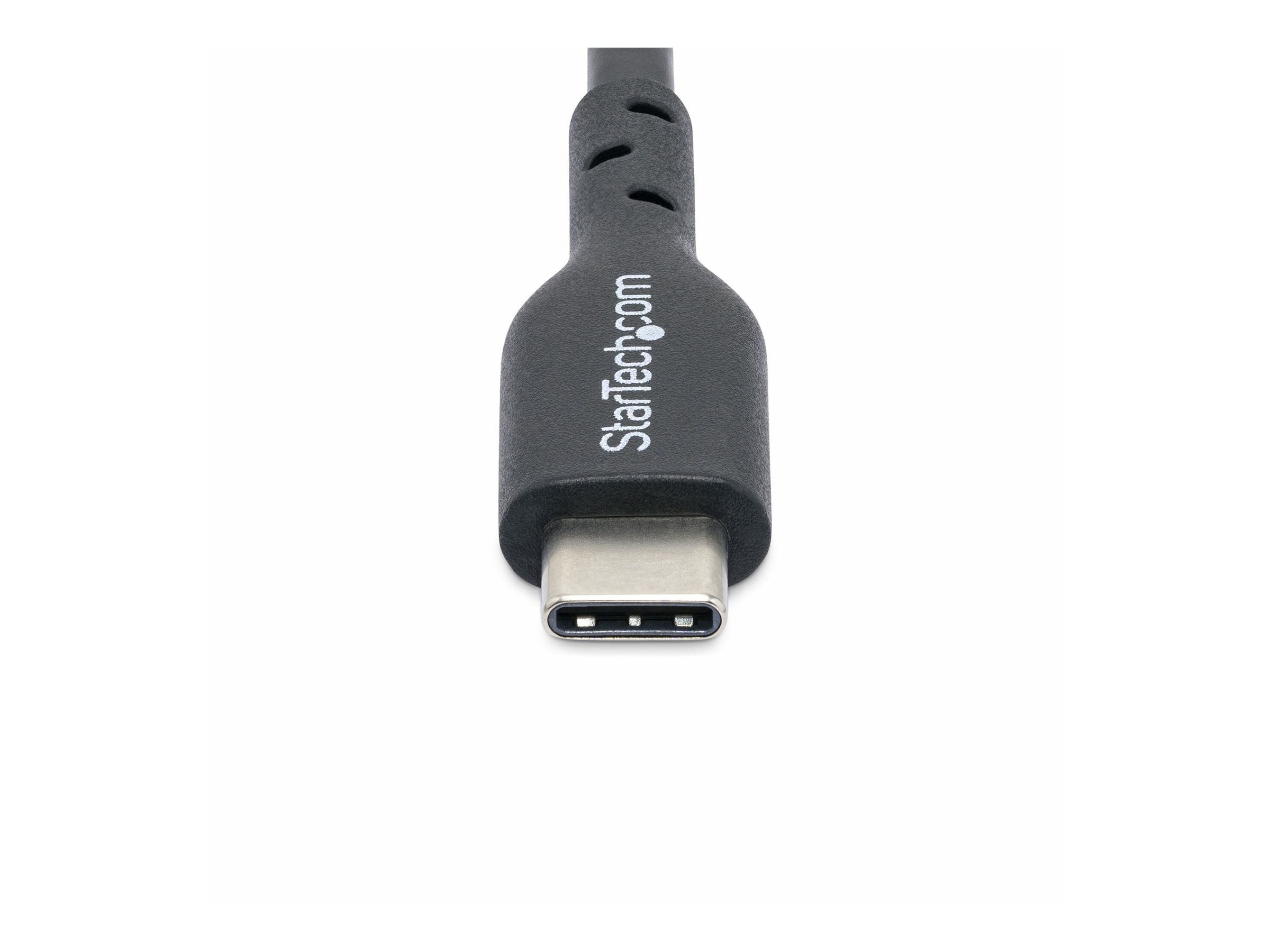 StarTech.com Chargeur USB-C de 1m, Câble USB-C, Cordon USB-C, 60W 3A PD - Câble USB - 24 pin USB-C (M) pour 24 pin USB-C (M) - USB 2.0 - 5 / 9 / 12 / 15 / 20 V - 3 A - 1 m - USB Power Delivery (60W) - noir - USB2CC1MNC - Câbles USB