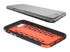 Thule Atmos X3 - Coque de protection pour téléphone portable - polycarbonate - Ombre foncée, corail de feu - TAIE3127FC/DS - Coques et étuis pour téléphone portable