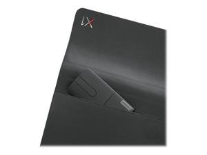 Lenovo ThinkPad X1 - Souris - optique - sans fil - 2.4 GHz, Bluetooth 5.0 - récepteur sans fil USB - noir - avec ThinkPad X1 Leather Sleeve - 4XR0V83212 - Souris