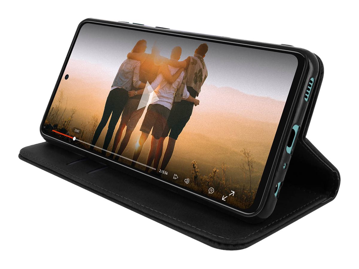 DLH - Étui à rabat pour téléphone portable - noir - pour Samsung Galaxy A52, A52 5G, A52s 5G - DY-PS4521 - Coques et étuis pour téléphone portable